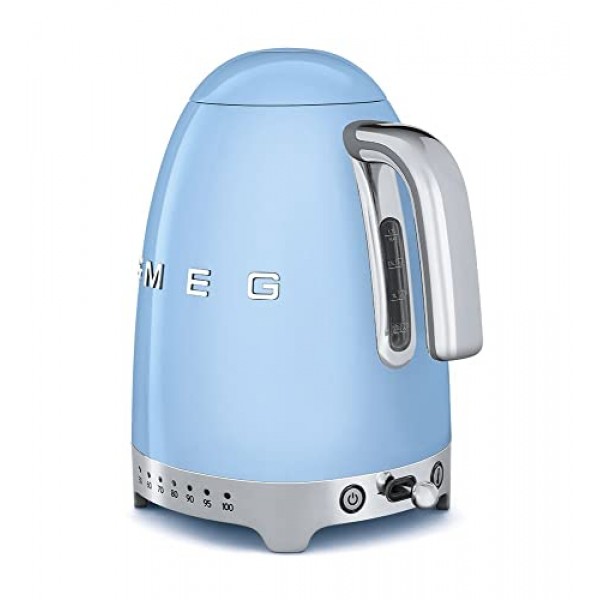 Smeg 전기 주전자, 11.7 x 10.4 x 9.1인치, 파스텔 블루: 가정 및 주방