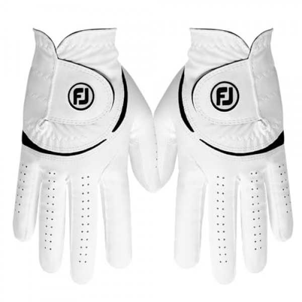 FootJoy 여성용 WeatherSof 쌍 이전 세대 골프 장갑
