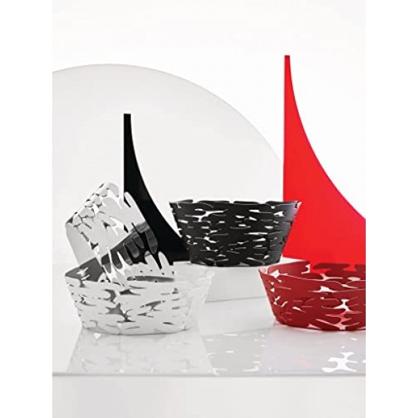 Alessi Barket 라운드 바구니, Ø 21, 블랙