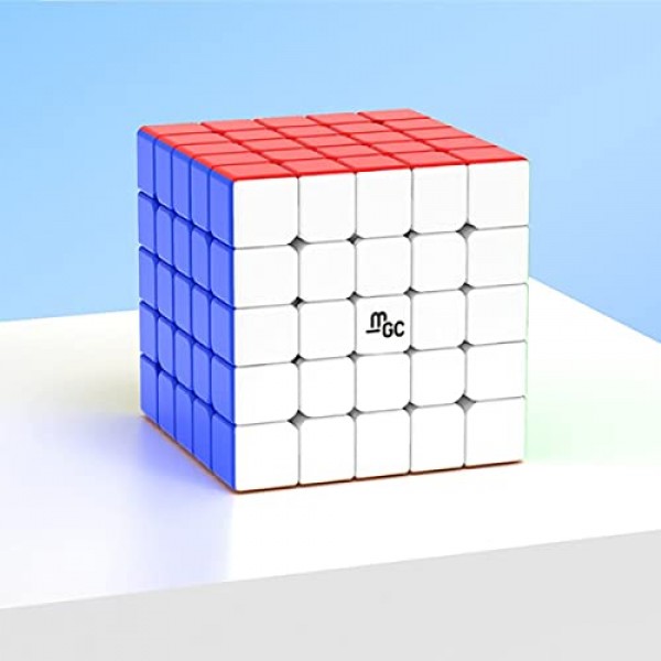 FUNNXYZ YJ MGC 5x5 M 스티커 없는 스피드 큐브 MGC 자기 5x5x5 큐브 퍼즐