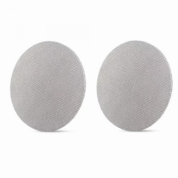 2 Pcs 53mm 에스프레소 퍽 스크린 스테인레스 스틸, 1mm 두께 에스프레소 포터 필터 필터 바구니 용 재사용 가능한 커피 필터 메쉬 플레이트