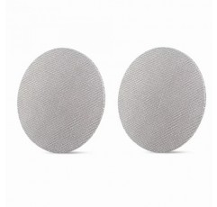 2 Pcs 53mm 에스프레소 퍽 스크린 스테인레스 스틸, 1mm 두께 에스프레소 포터 필터 필터 바구니 용 재사용 가능한 커피 필터 메쉬 플레이트
