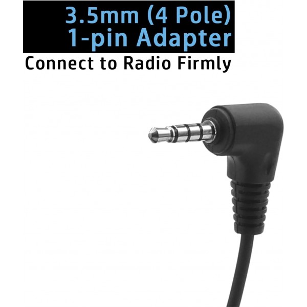 Newashan 헤드셋 Yaesu 정점 표준 라디오 FT-2D FT-60R FT-70D FTA-230 FTA-250L VX-3R VX-6R VX-261 워키 토키 G 스타일 Ohrclip PTT Kopfhörer 1-polig