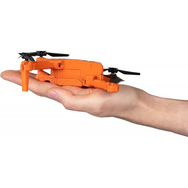 Revell Control Pocket Drone I 접이식 GHz 쿼드로콥터 I 14세 이상의 드론 애호가용 I 3단계 속도 및 뒤집기 기능 I 스마트폰에서 바로 라이브 이미지 및 동영상 제공