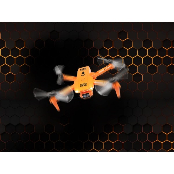 Revell Control Pocket Drone I 접이식 GHz 쿼드로콥터 I 14세 이상의 드론 애호가용 I 3단계 속도 및 뒤집기 기능 I 스마트폰에서 바로 라이브 이미지 및 동영상 제공