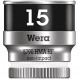 WERA 05003010001 8790 HMA HF Zyklop 소켓(홀딩 기능 포함 1/4인치 드라이브 포함), 15 x 23mm