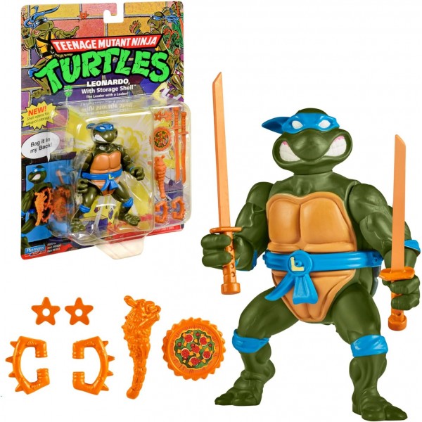 NINJA TURTLES, 10cm 관절 그림, 클래식 컬렉션의 입상, 무작위 모델, 4세 이상 어린이용 장난감, Giochi Preziosi T0001