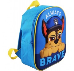 PAW PATROL 아동용 소년 소녀용 백팩 아동용 백팩 with great Chase 3D 모티브(109) 대형 메인 수납 공간, 29.5 x 23 x 10 cm, 파란색/노란색 3d 파란색/노란색(109)