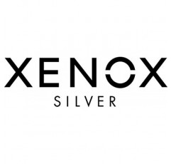 Xenox XS3521K 여성용 스털링 실버 크로스 펜던트 목걸이, 스털링 실버, 큐빅 지르코니아