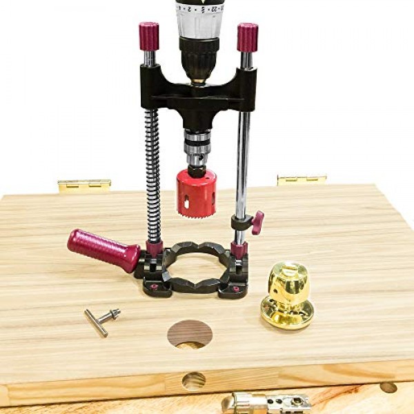 Milescraft 트랙쏘 가이드 및 DrillMate 휴대용 드릴 가이드 번들