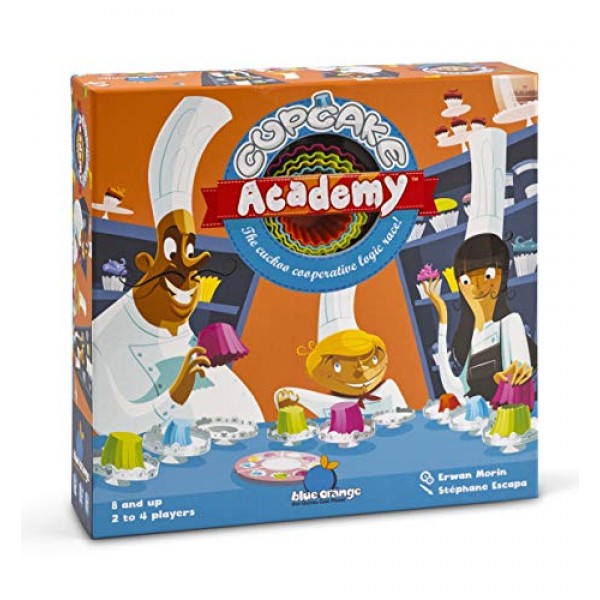 Blue Orange Games Cupcake Academy 보드 게임 - 2~4인용 새로운 협동 보드 게임. 8세 이상 권장 연령: 장난감 및 게임