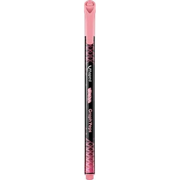 Maped - 20 마커 Graph'Peps - 미세 팁 0.4mm - 견고한 팁 - 편안한 쓰기 및 그리기 - 밝은 색상의 20 마커