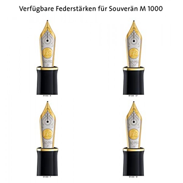 펠리칸 M 1000 만년필 파인 라인, 블랙