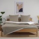 Blumtal Premium Extra Soft Winter Bed Linen Reversible Design 200 x 200 cm & 2 x Pillow Cases 40 x 80 cm - 침대 커버 Microfiber, 3 Pieces, White / Taupe Blanket 200 x 200 cm & 2 x Pillows 40 x 80 cm 09 - 화이트 / 
