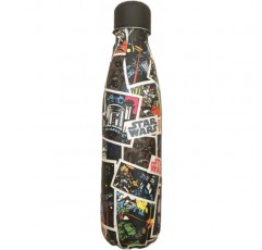Primark Home Thermal Bottle 스타워즈 - 500ml 스테인리스 스틸 물병 - 이중 벽 진공 단열재 - 냉/온 보틀 BPA 프리 & 에코, 멀티컬러