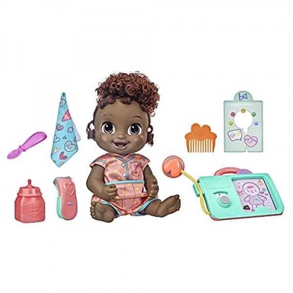 Baby Alive Lulu Achoo 인형, 조명, 소리, 움직임 및 도구가 포함된 12인치 대화형 의사 놀이 장난감, 3세 이상 어린이 표준 포장