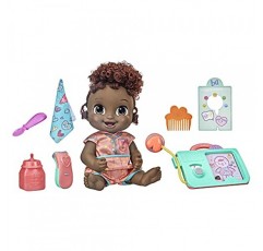 Baby Alive Lulu Achoo 인형, 조명, 소리, 움직임 및 도구가 포함된 12인치 대화형 의사 놀이 장난감, 3세 이상 어린이 표준 포장