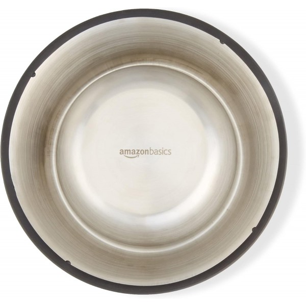 Amazon Basics Dog Bowl, 스테인리스 스틸, 2팩, 946ml 2팩