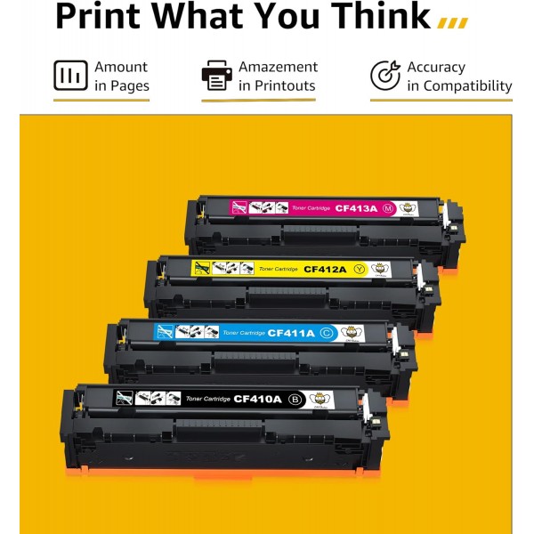 CMYBabee 410X 410A 호환 토너 카트리지 교체 HP 410A HP 410X HP CF410A CF410X CF411A CF412A CF413A HP 컬러 레이저젯 프로 MFP M377DW M477FDW M477FDN542DFN M477FDN M52WDN
