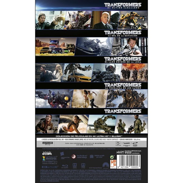 Transformers(팩 1-5)(TRANSFORMERS PACK 1-5, 스페인 수입, 언어에 대한 세부 정보 참조)