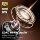 SoundPEATS Bluetooth 헤드폰 Capsule3 Pro, LDAC가 탑재된 고해상도 오디오 헤드폰, 하이브리드 능동형 소음 제거 인이어 이어폰, 통화용 마이크 6개, 투명 모드, 초장시간 52시간