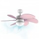 Cecotec 천장 선풍기 EnergySilence Aero 3600 Vision SunLight 50W(보라색)