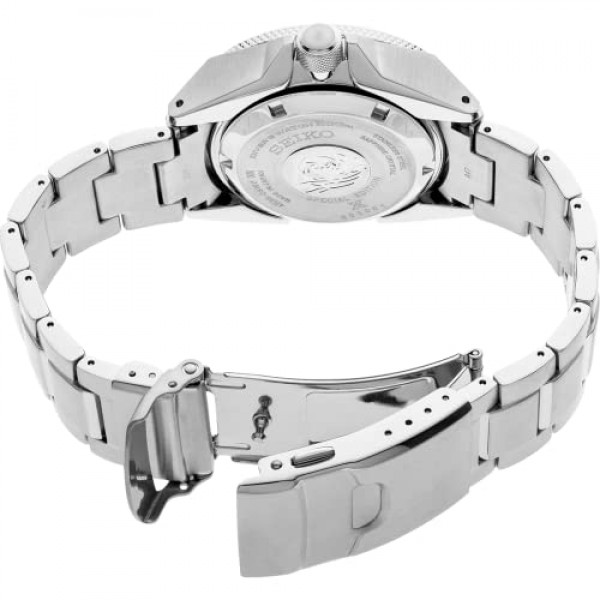 SEIKO SRPE33 Prospex 남성용 시계 실버톤 44mm 스테인리스 스틸, 블루
