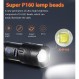 【최신 XHP160 LED】Torch Led Super Bright 10000 high lumens 손전등, USB 충전식 전술 손전등, 7 모드 고출력 토치, 캠핑, 하이킹, 야외용 조정 가능한 초점 XHP199.2