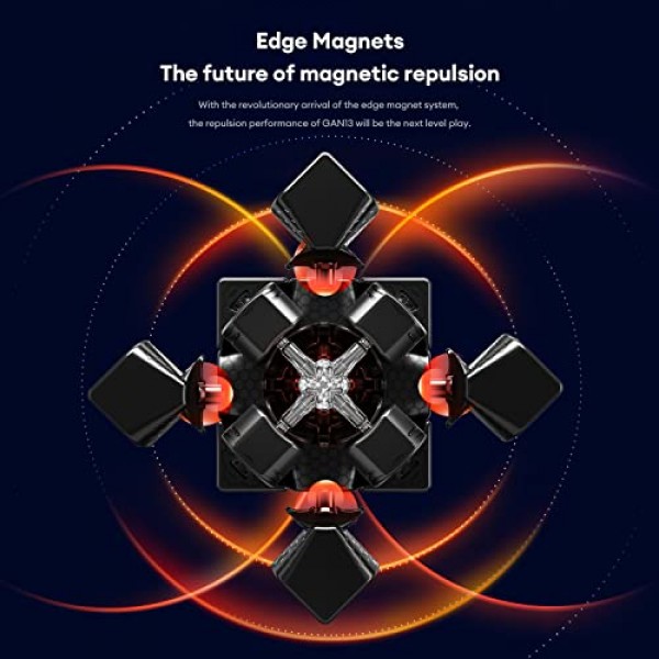 GAN13 자기 부상 프로스트 코팅, 자기 속도 큐브 3x3 스티커가 없는 56mm 자석 매직 큐브 퍼즐 장난감, GAN 2022 플래그십