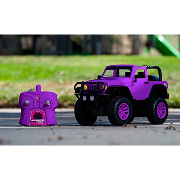 Jada Toys GIRLMAZING Jeep R/C 차량(1:16 스케일), 퍼플