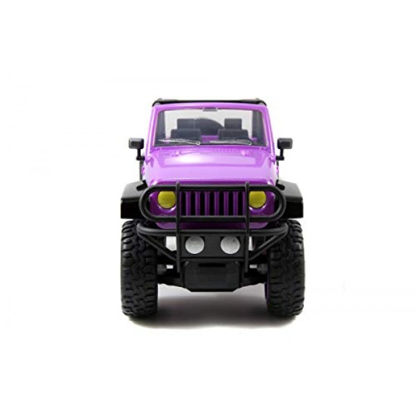 Jada Toys GIRLMAZING Jeep R/C 차량(1:16 스케일), 퍼플