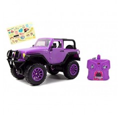 Jada Toys GIRLMAZING Jeep R/C 차량(1:16 스케일), 퍼플