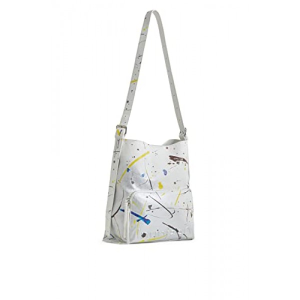 Desigual 여성용 가방 Splat_BUTÁN W 2004 실버, 블랙, 프리 사이즈