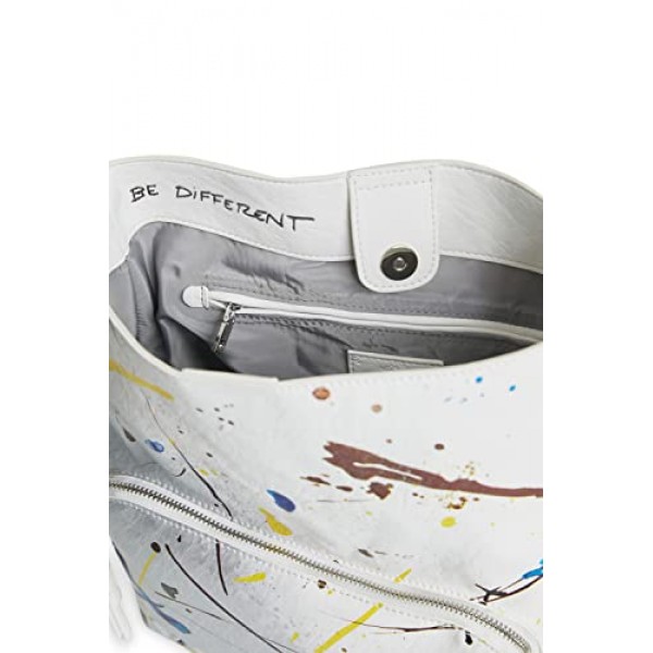 Desigual 여성용 가방 Splat_BUTÁN W 2004 실버, 블랙, 프리 사이즈