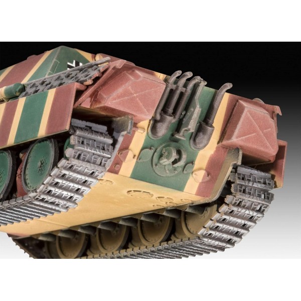 Revell 3327 Jagdpanther Sd.Kfz.173, 탱크 모델 키트 1:72, 13cm 액세서리, 멀티컬러