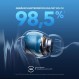 soundcore by Anker Liberty 4 NC Bluetooth 잡음 제거 헤드폰, 98.5% 잡음 제거, 귀와 주변을 위한 적응형 잡음 제거, 고해상도 사운드, 50시간 재생(검은색)