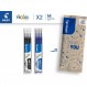 PILOT FriXion 리필 0.7 - 6개 팩 - 검정색/파란색 - 지울 수 있는 잉크가 포함된 FriXion 리필 - FriXion Ball 및 FriXion Clicker와 호환 가능 - 중간 강도 - 젤 롤러볼 리필