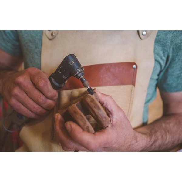 Kutzall 익스트림 볼 노즈 버, 1/8 샤프트, 매우 거친 - Dremel, Foredom, Dewalt, Milwaukee용 목공 부착물. 연마 카바이드, 1/4(6.3mm) 직경 X 1/2(12.7mm) 길이, Bnx-14-Eg Extreme - 매우 거친 