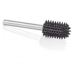 Kutzall 익스트림 볼 노즈 버, 1/8 샤프트, 매우 거친 - Dremel, Foredom, Dewalt, Milwaukee용 목공 부착물. 연마 카바이드, 1/4(6.3mm) 직경 X 1/2(12.7mm) 길이, Bnx-14-Eg Extreme - 매우 거친 
