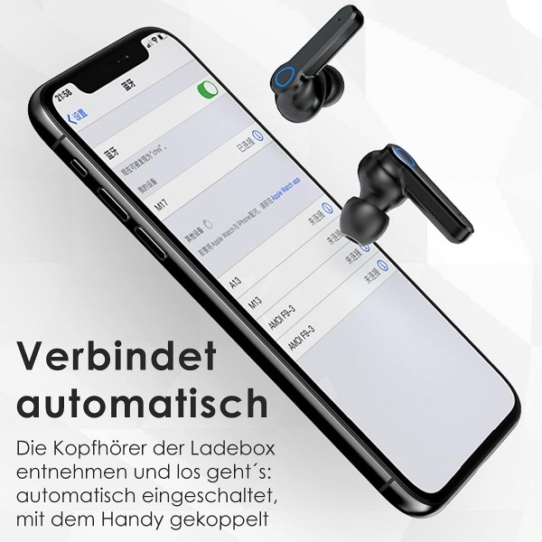 헤드폰 TWS Bluetooth Huawei P50 P30 P20 P10 Lite Pro 이어폰 형 이어폰 무선 헤드셋 무선 터치 컨트롤 LED 디스플레이 호환
