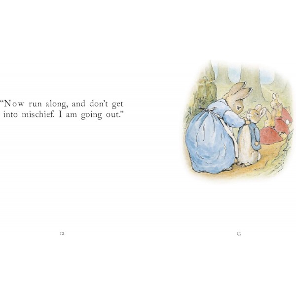 Beatrix Potter A25864 Peter Rabbit Nursery Set, 3 Pieces - White & The Tale of Peter Rabbit: The Original and Authorized Edition: 1 (Beatrix Potter Originals) + Tale Of Peter Rabbit