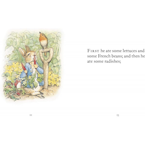 Beatrix Potter A25864 Peter Rabbit Nursery Set, 3 Pieces - White & The Tale of Peter Rabbit: The Original and Authorized Edition: 1 (Beatrix Potter Originals) + Tale Of Peter Rabbit