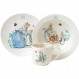 Beatrix Potter A25864 Peter Rabbit Nursery Set, 3 Pieces - White & The Tale of Peter Rabbit: The Original and Authorized Edition: 1 (Beatrix Potter Originals) + Tale Of Peter Rabbit