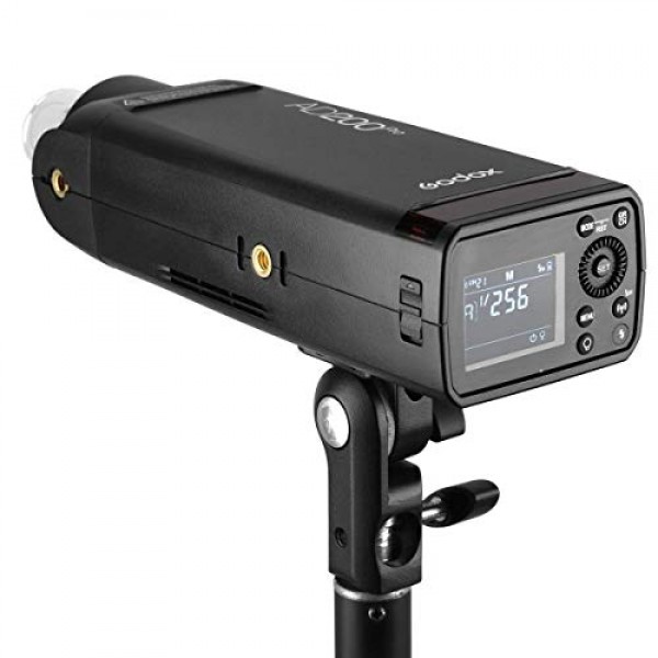 Godox AD200 Pro AD200Pro 플래시 스트로브 스피드라이트 200Ws 2.4G, 1/8000 HSS, 500회 최대 전력 플래시, 0.01-1.8s 재활용, 2900mAh 배터리, 베어 전구/스피드라이트 프레넬 플래시 헤