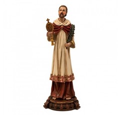 마을 선물 수입업자 Saint Raymond Nonnatus 실내 조각상 | 13인치 높이 | 임산부, 임산부, 조산사, 어린이의 수호성인 | 그레이트 카톨릭 가정 장식