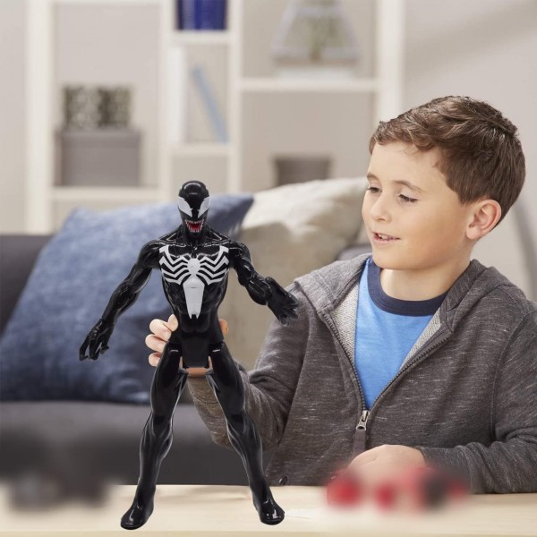 BSNRDX Anime Legends Series 통합 슈트 액션 피규어, 30cm 애니메이션 액션 피규어(블랙 슈트) Anime Titan Hero Series Collectible Kids Toys for Kids 3세 이상
