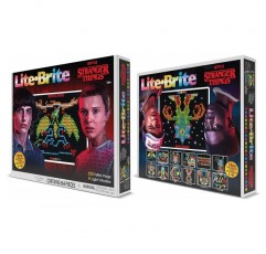 Lite Brite 기묘한 이야기 ​​스페셜 에디션, 최고의 4개 시즌 - 인기 Netflix 시리즈의 아이콘 및 테마 포함 - 12개의 HD 기묘한 이야기 ​​템플릿 및 650개의 다채로운 마