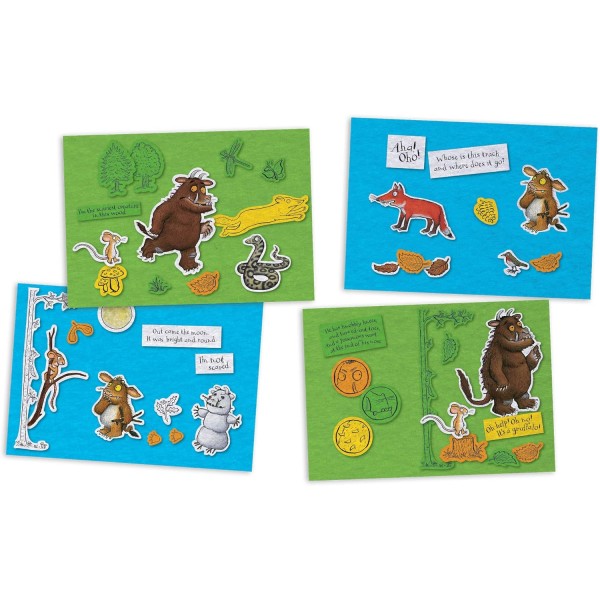 John Adams 577 11057 퍼지 펠트 서랍 세트 Gruffalo 싱글 침대 레드 Gruffalo 서랍 세트 싱글 침대