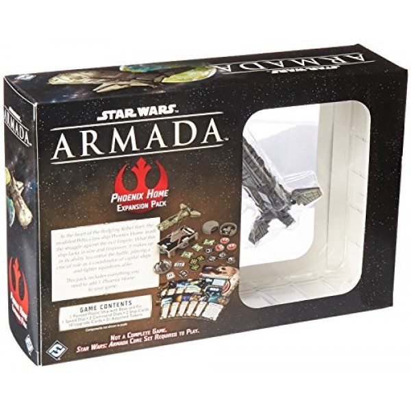 Star Wars Armada Phoenix 홈 확장 팩 | 미니어처 배틀 게임 | 성인과 청소년을 위한 전략 게임 | 14세 이상 | 2명의 플레이어 | 평균 플레이타임 2시간 | Made by Fantasy Flight Games : 