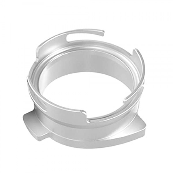 커피 도징 깔때기, 54mm 에스프레소 도징 핸즈프리 깔때기 알루미늄 Breville Barista Portafilters에 적합, 가정용 또는 카페 사용을 위한 교체 깔때기 액세서리(슬리버)